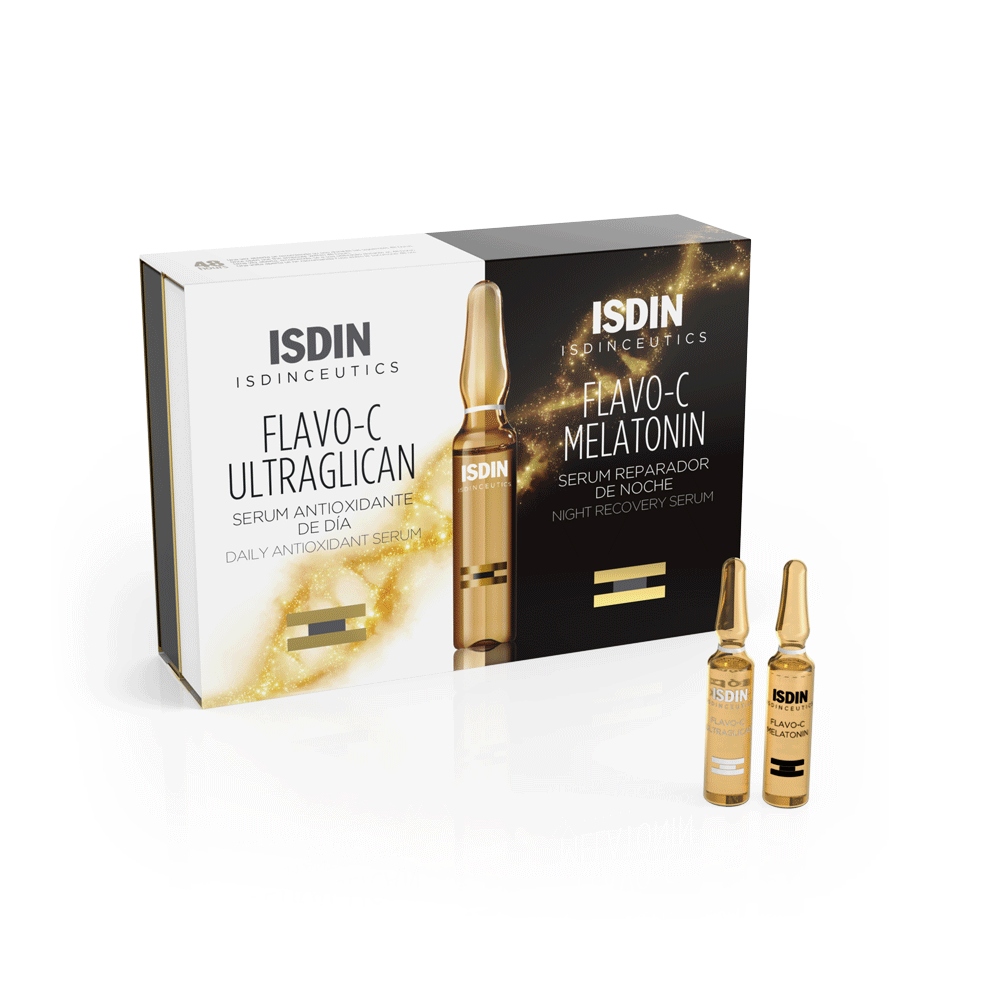 ISDINCEUTICS Flavo-C Melatonin + Ultraglican 10 + 10 ampoules