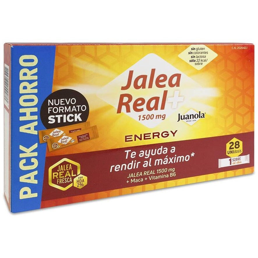 JUANOLA ROYAL JELLY ENERGY sticks 28 u