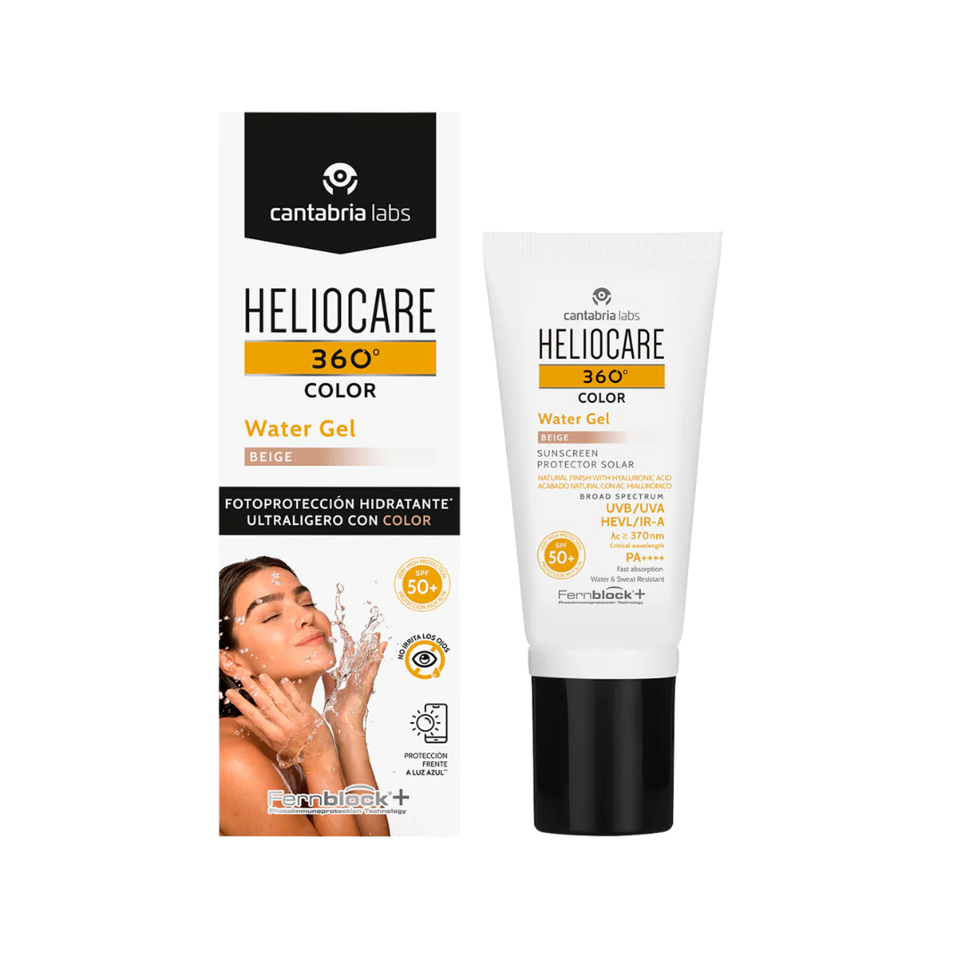 HELIOCARE 360° COLOR sunscreen with aqua gel color SPF50+ #beige 50 ml