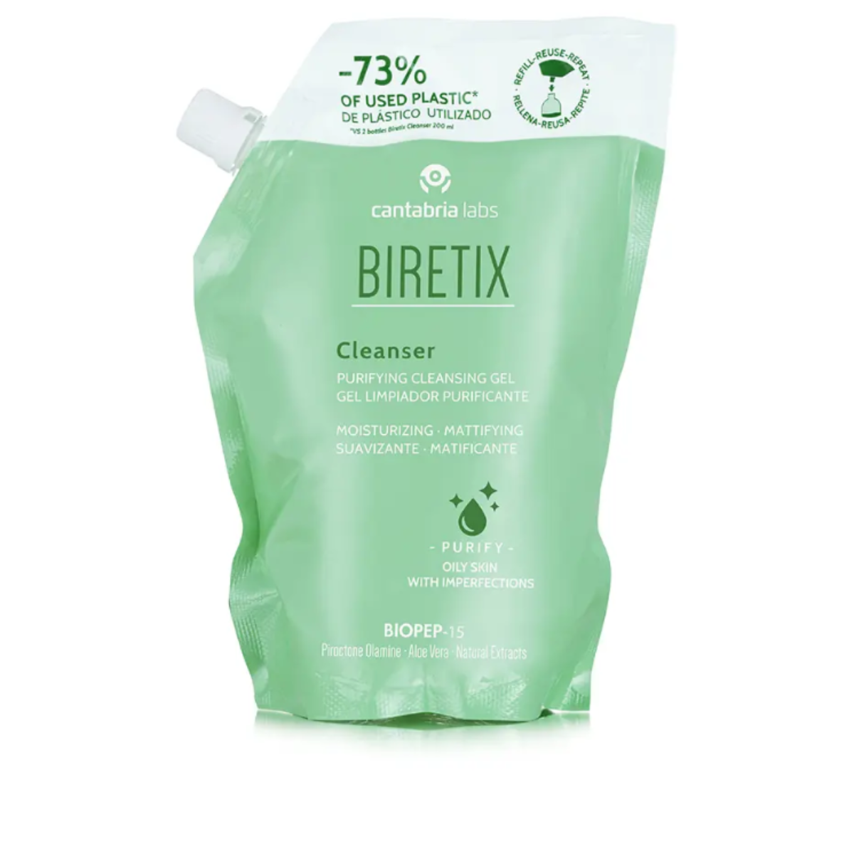 BIRETIX CLEANSER gel limpiador purificante recarga 400 ml