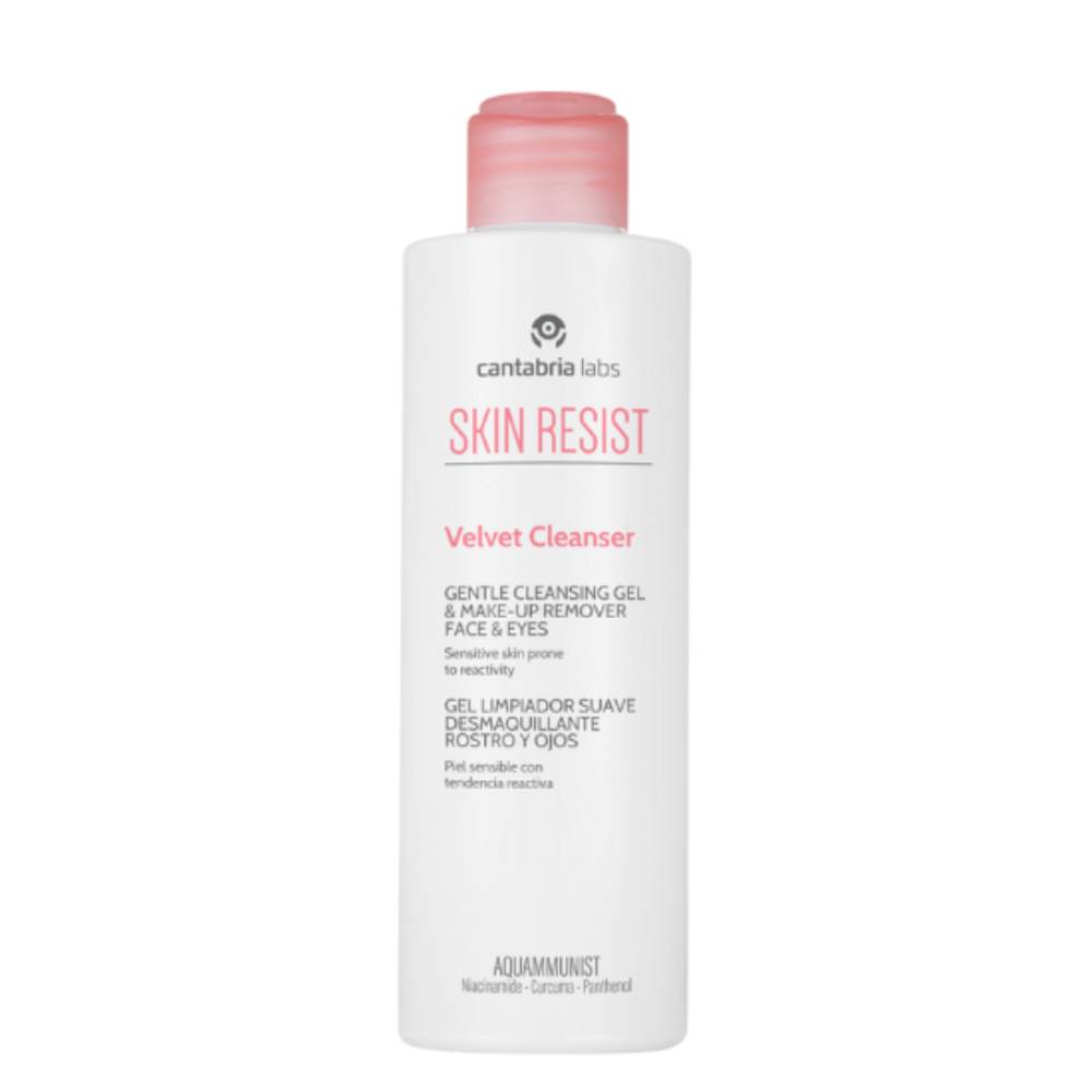 SKIN RESIST VELVET gentle cleansing gel for face and eyes 200 ml