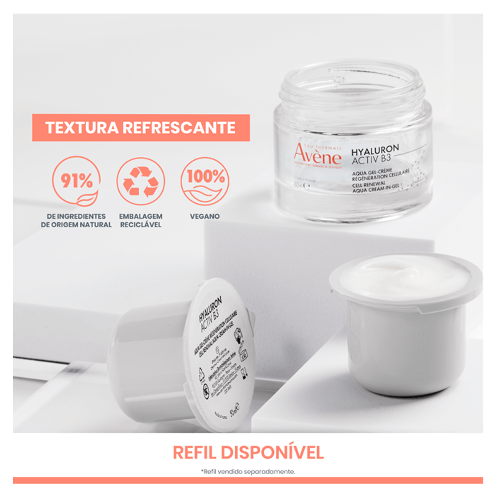 AVÈNE HYALURON ACTIV B3 aqua-gel cream cell renewal recharge 50 ml