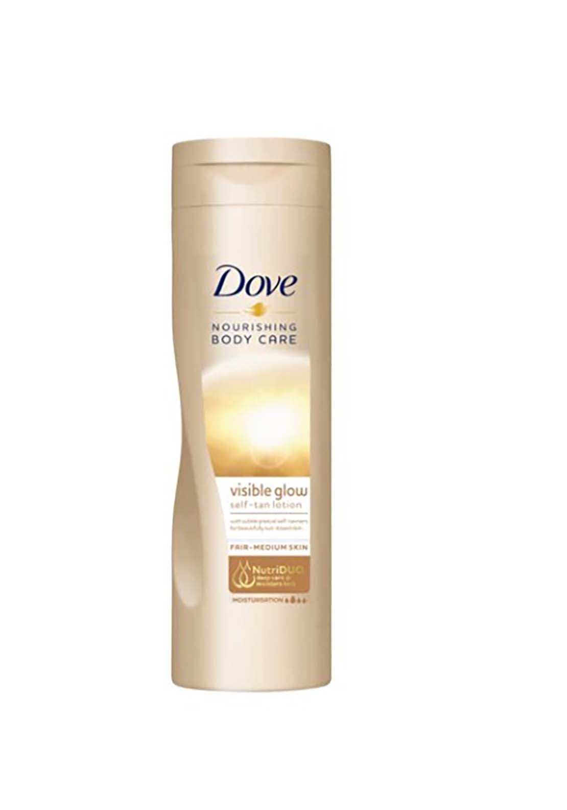 DOVE VISIBLE GLOW Self-Tanning Body Lotion Medium 400ml