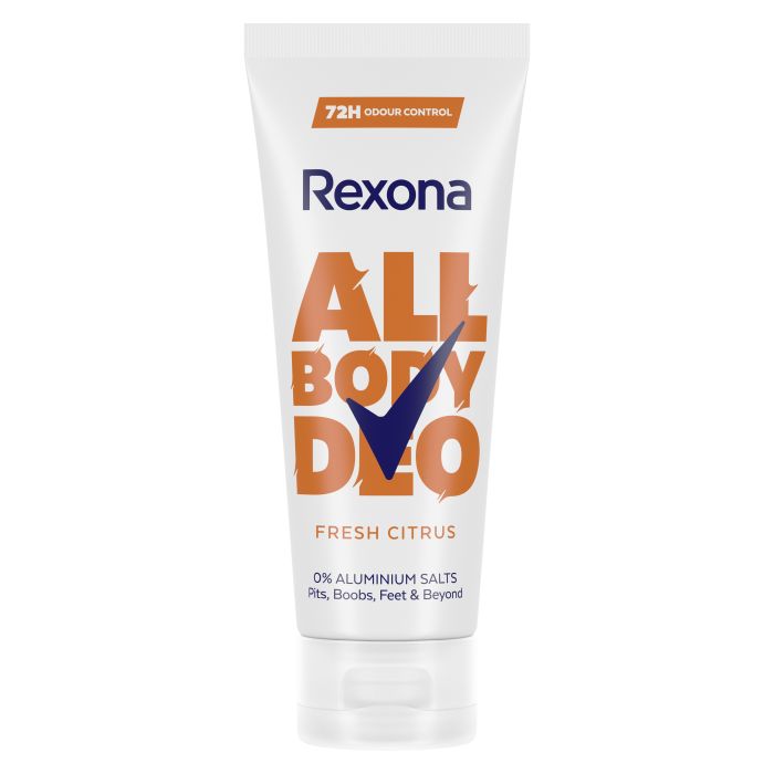 REXONA FRESH CITRUS UNISEX all-over body deo cream 75 ml