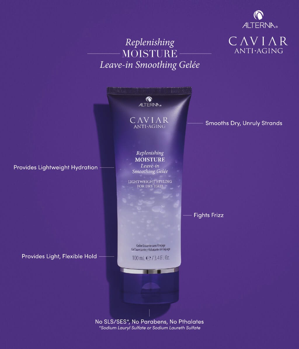 ALTERNA CAVIAR REPLENISHING MOISTURE leave-in smoothing gelee 100 ml