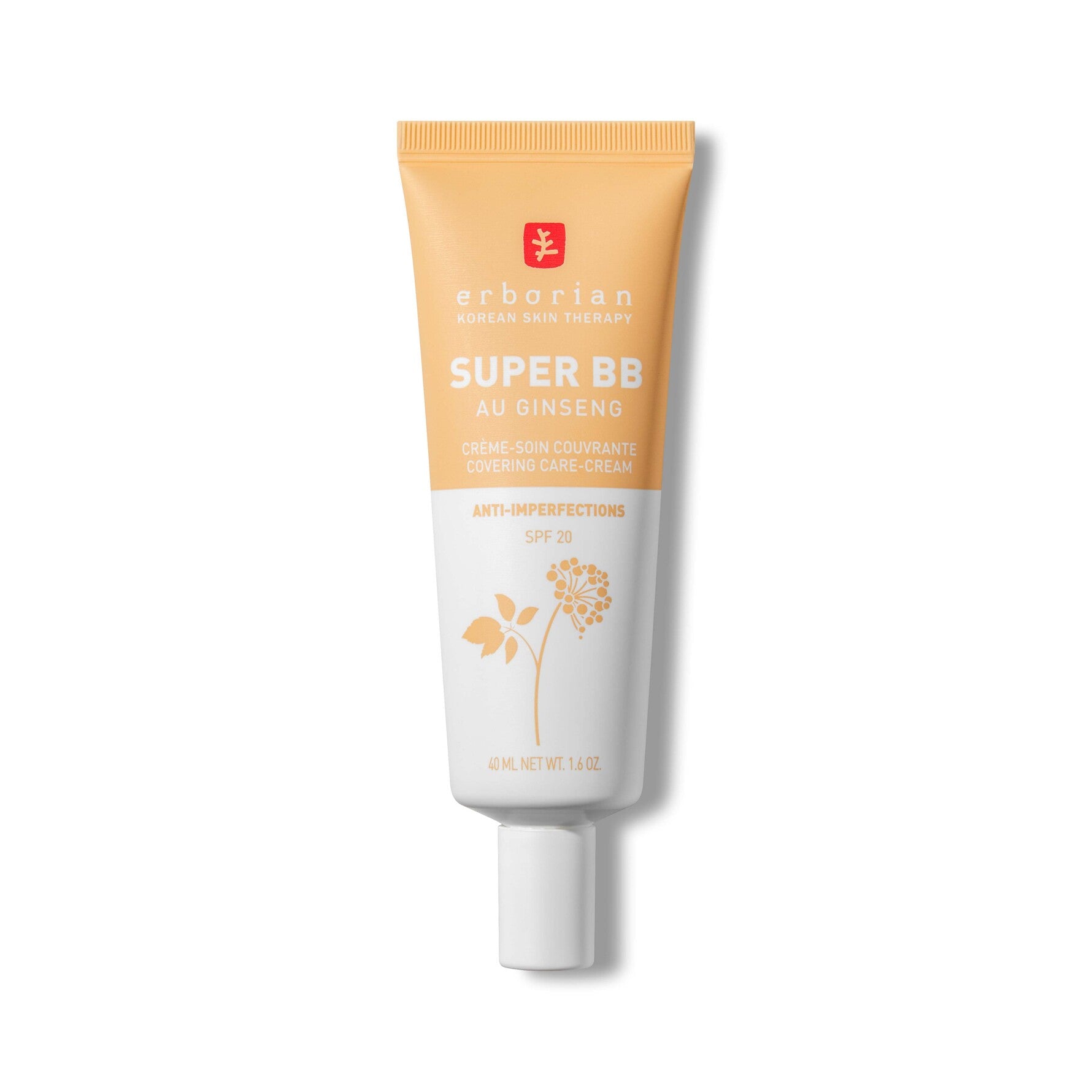 ERBORIAN SUPER BB AU GINSENG anti-blemish cream SPF20 #Nude 40 ml