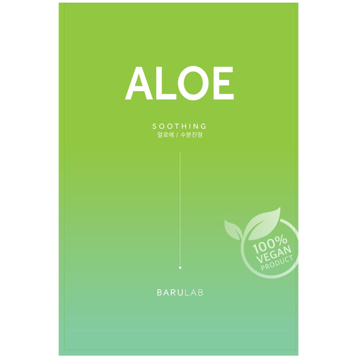 BARULAB THE CLEAN vegan mask shooting aloe 23 gr