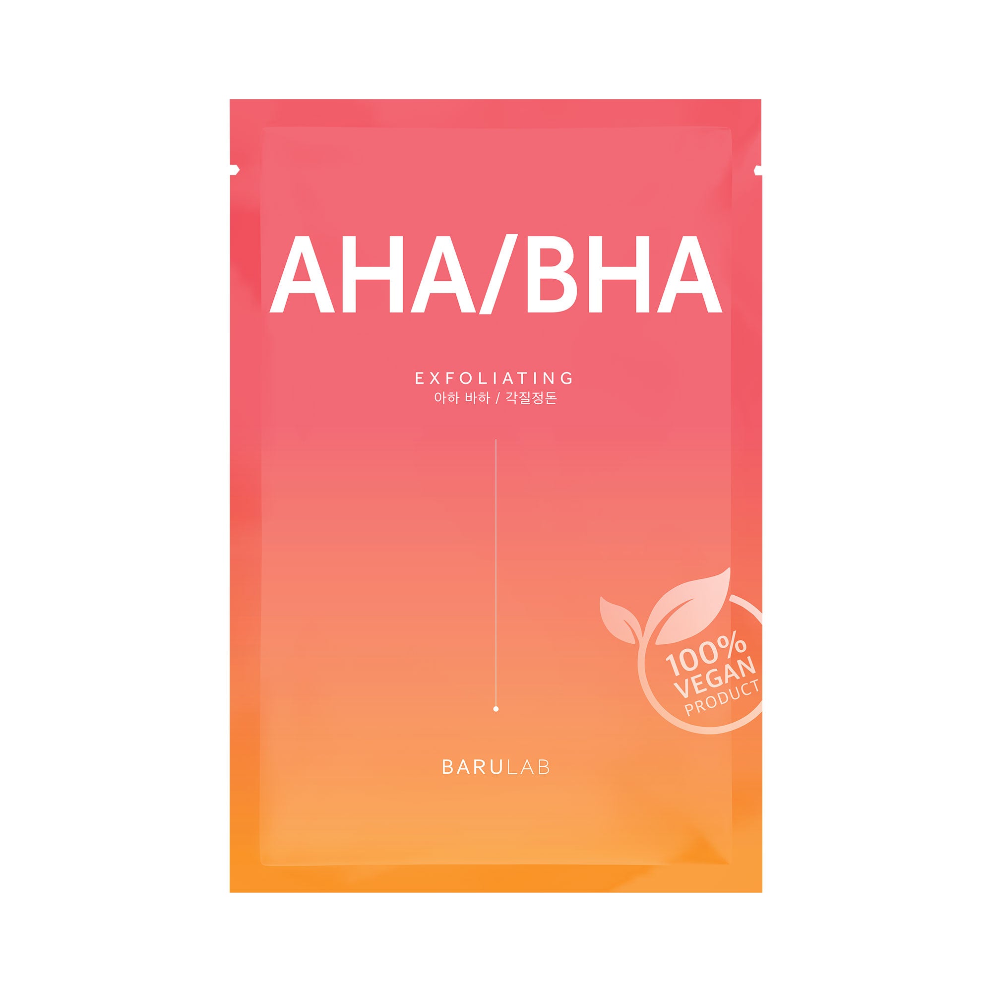 BARULAB THE CLEAN vegan mask exfoliating AHA/BHA 23 gr