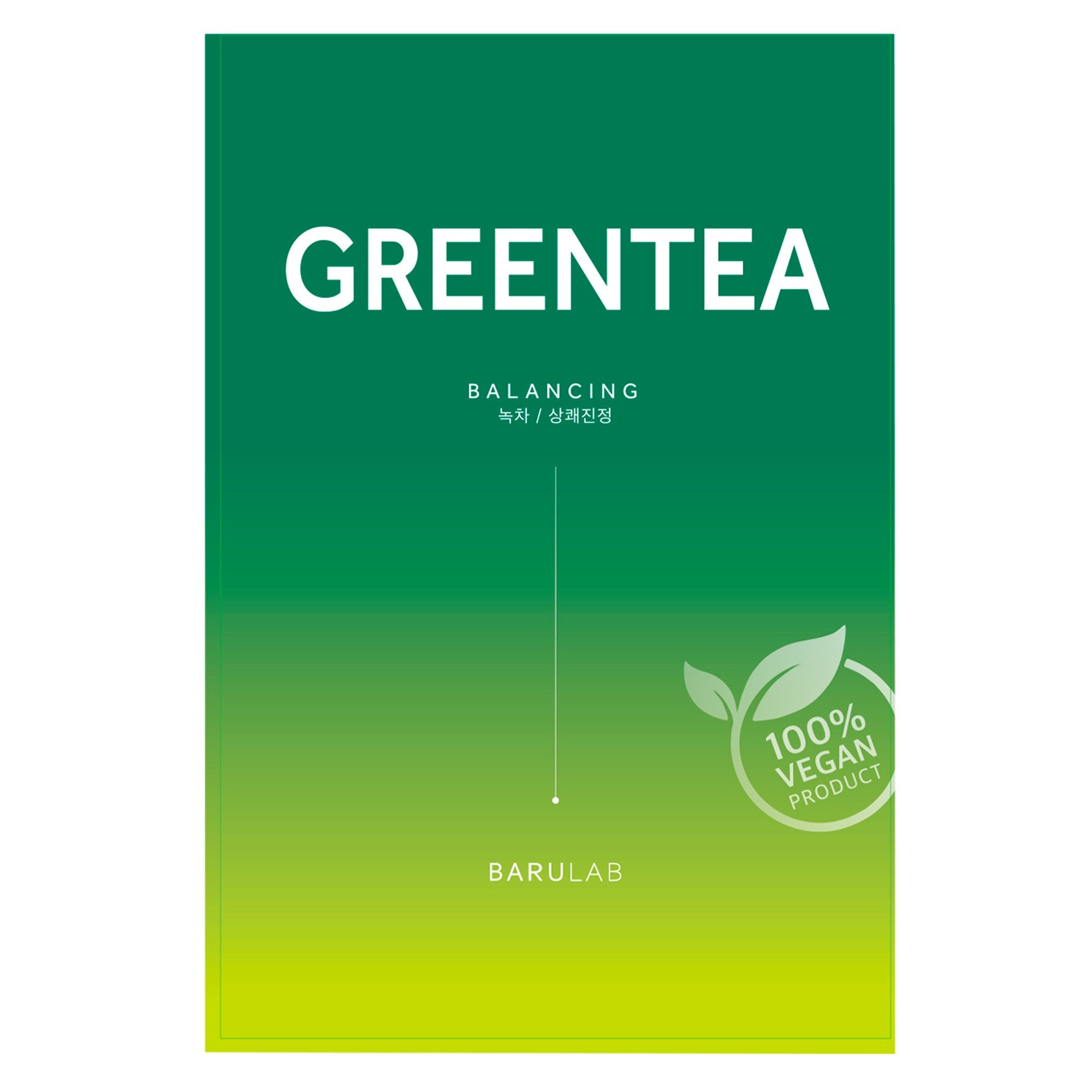 BARULAB THE CLEAN vegan mask balancing green tea 23 gr