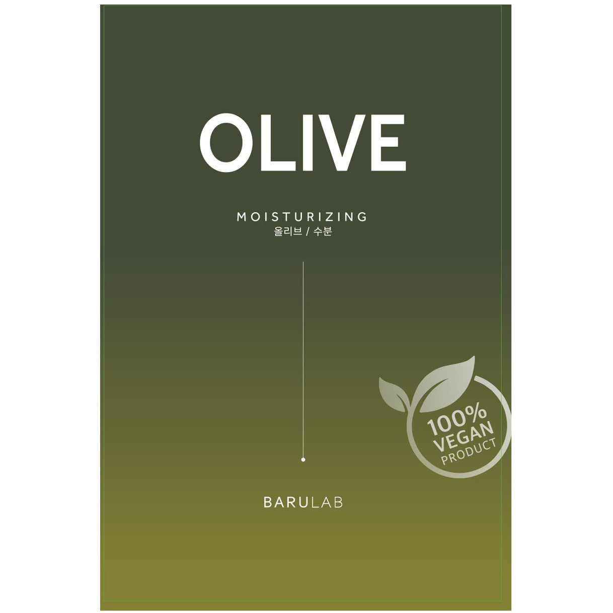 BARULAB THE CLEAN vegan mask moisturizing olive 23 gr
