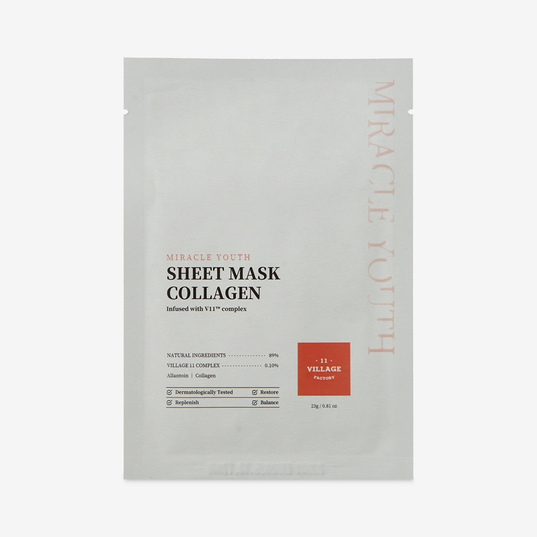 VILLAGE 11 MIRACLE YOUTH sheet mask collagen 23 gr