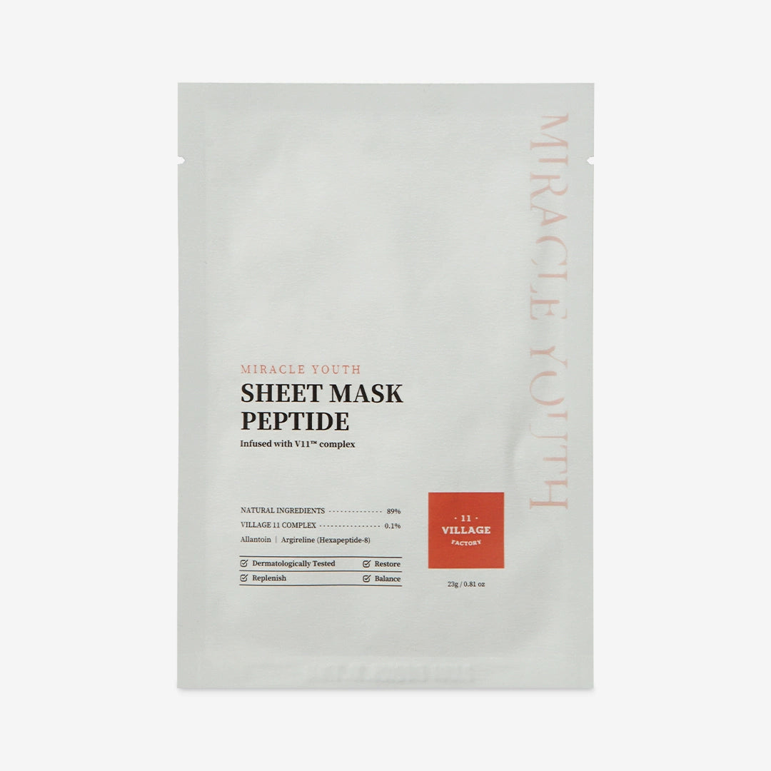 VILLAGE 11 MIRACLE YOUTH sheet mask peptide 23 gr