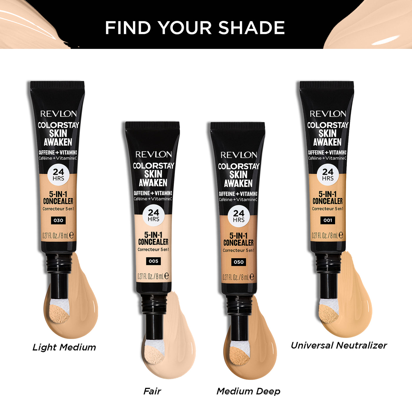 REVLON MASS MARKET COLORSTAY SKIN AWAKEN 5-in-1 concealer #060-deep 8 ml