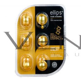 ELLIPS HAIR VITAMIN pro-Keratin for soft and silky hair, 6 units
