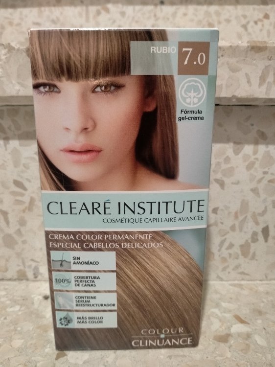 CLEARÉ INSTITUTE COLOUR CLINUANCE delicate hair #7.0-blonde 1 u