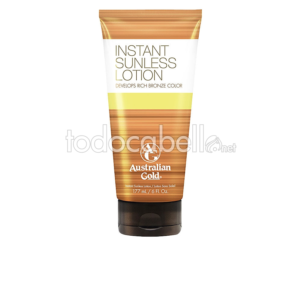 AUSTRALIAN GOLD SUNLESS INSTANT rich bronze color lotion 177 ml