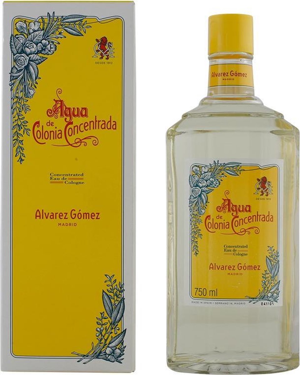 ALVAREZ GOMEZ AGUA DE COLONIA CONCENTRADA concentrated eau de cologne 750 ml