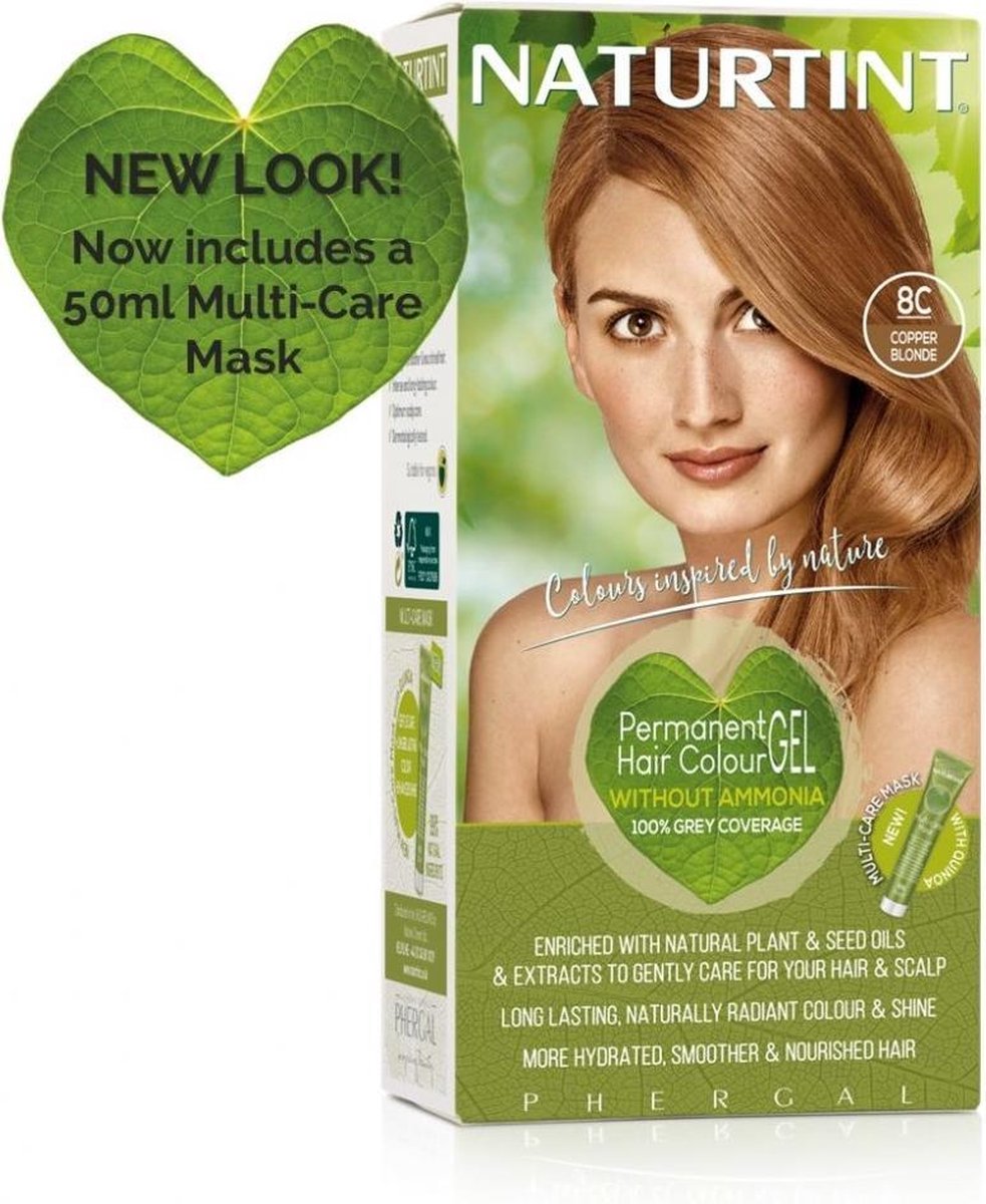 NATURTINT ammonia-free dye #8C-Copper Blonde 170 ml
