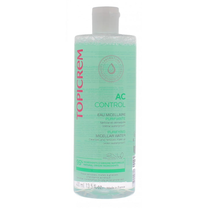TOPICREM AC purifying micellar water 400 ml