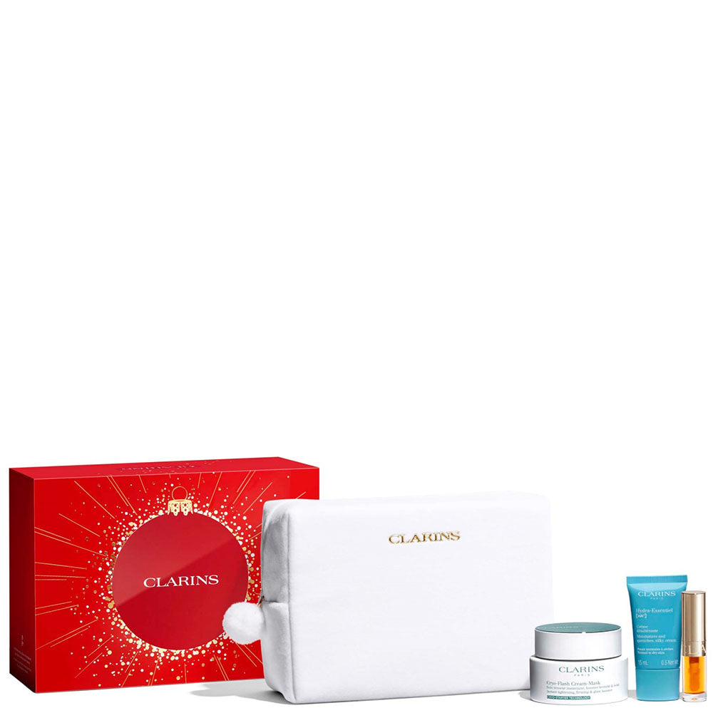 CLARINS CRYO FLASH MASCARILLA ESTUCHE 4 pz