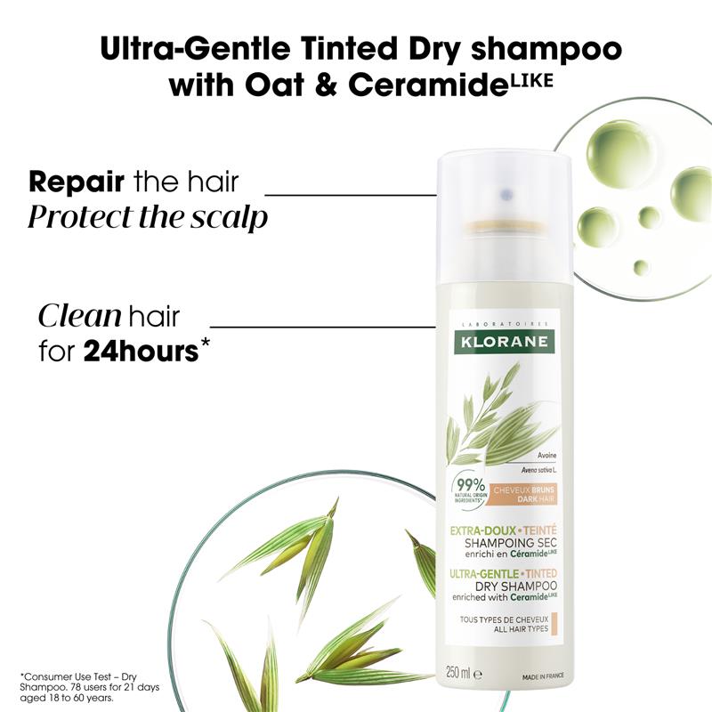 KLORANE WITH OAT MILK extra mild dry shampoo 150 ml