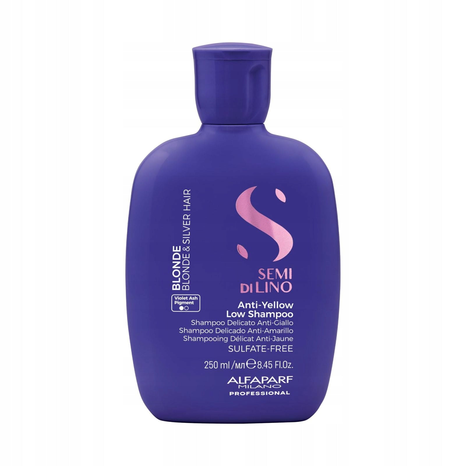 ALFAPARF MILANO SEMI DI LINO blonde & silver low shampoo 250 ml