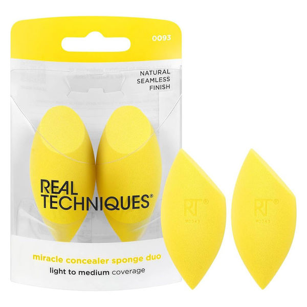 REAL TECHNIQUES MIRACLE concealer sponge duo 2 u