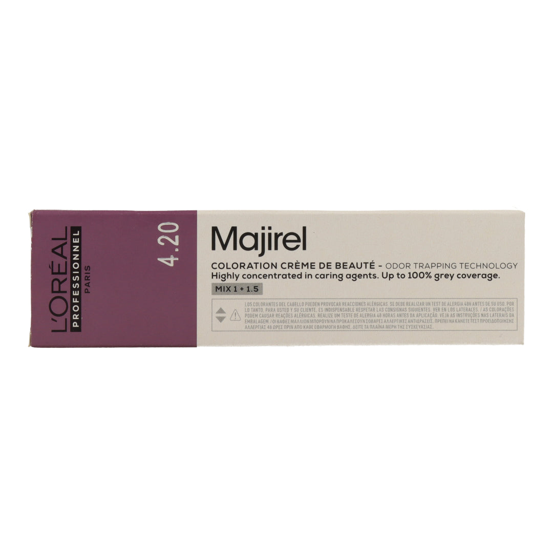 L'ORÉAL PROFESSIONNEL PARIS MAJIREL beauty coloring cream #4.20 60 ml