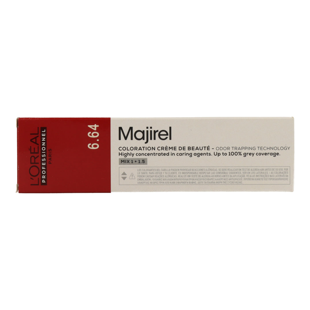 L'ORÉAL PROFESSIONNEL PARIS MAJIREL beauty coloring cream #6.64 60 ml