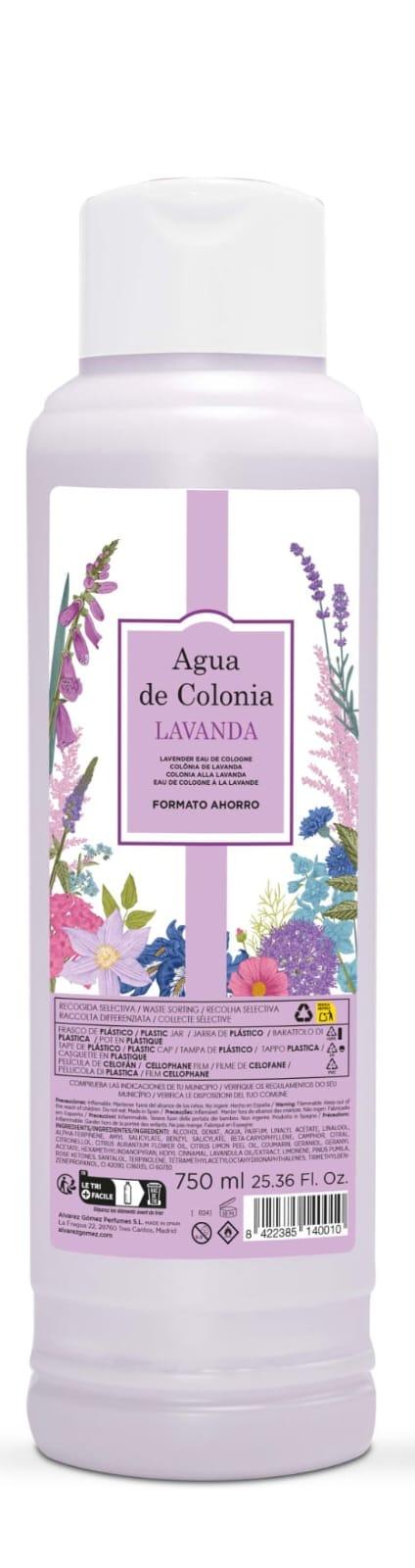 ALVAREZ GOMEZ Lavender Eau de Cologne, EDC, 750 ml bottle