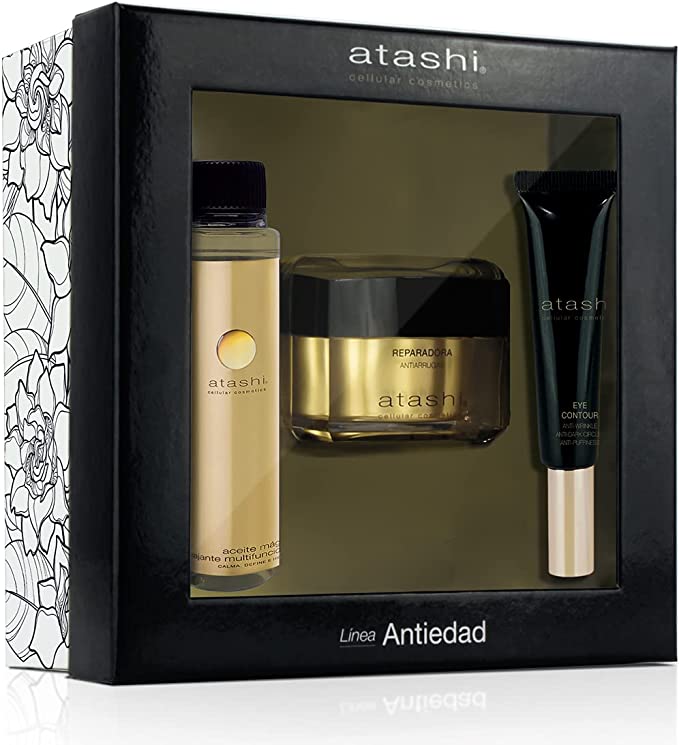 ATASHI LIFT &amp; GLOW ESSENTIALS ANTI-WRINKLE RITUAL CASE 5 pcs