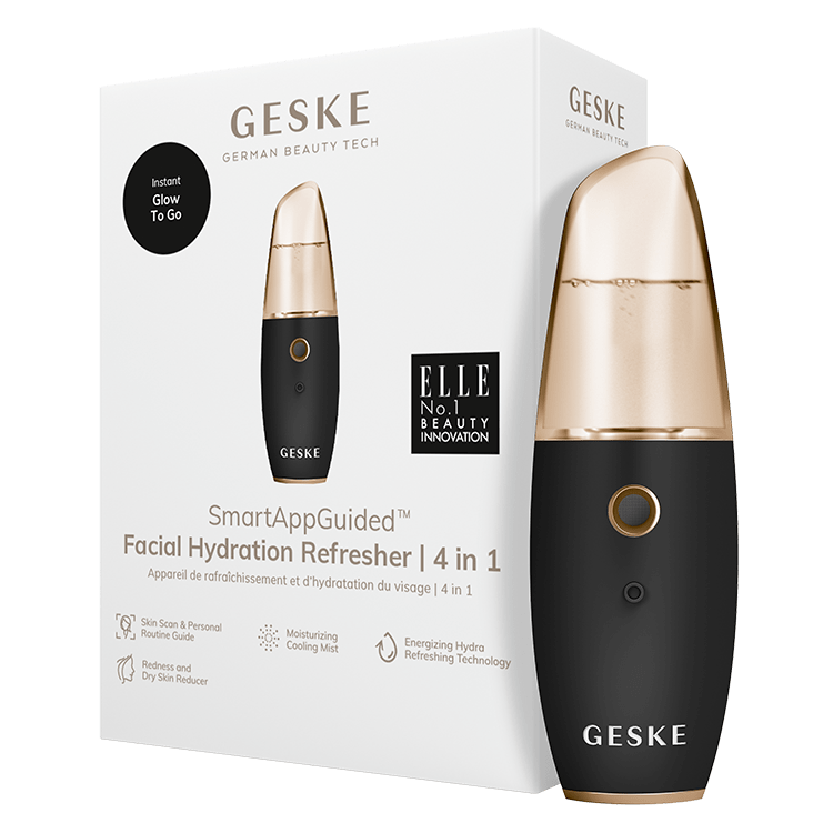 GESKE SMART APP GUIDED refreshing facial hydration 4 in 1 #black 1 u