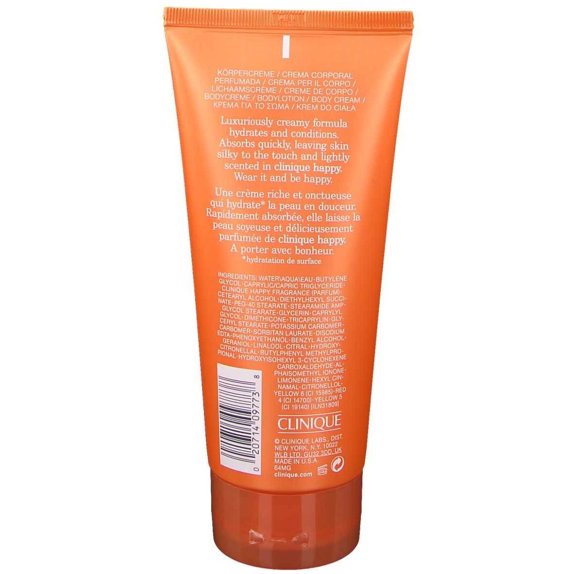 CLINIQUE HAPPY body cream 200 ml