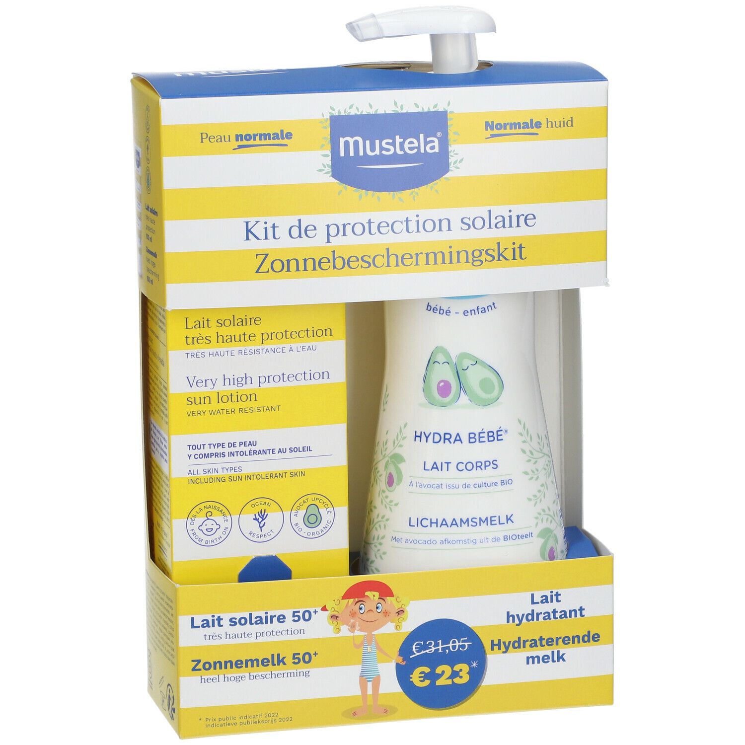 MUSTELA BABY-CHILD SUN very high protection sun milk SPF50+ 100 ml