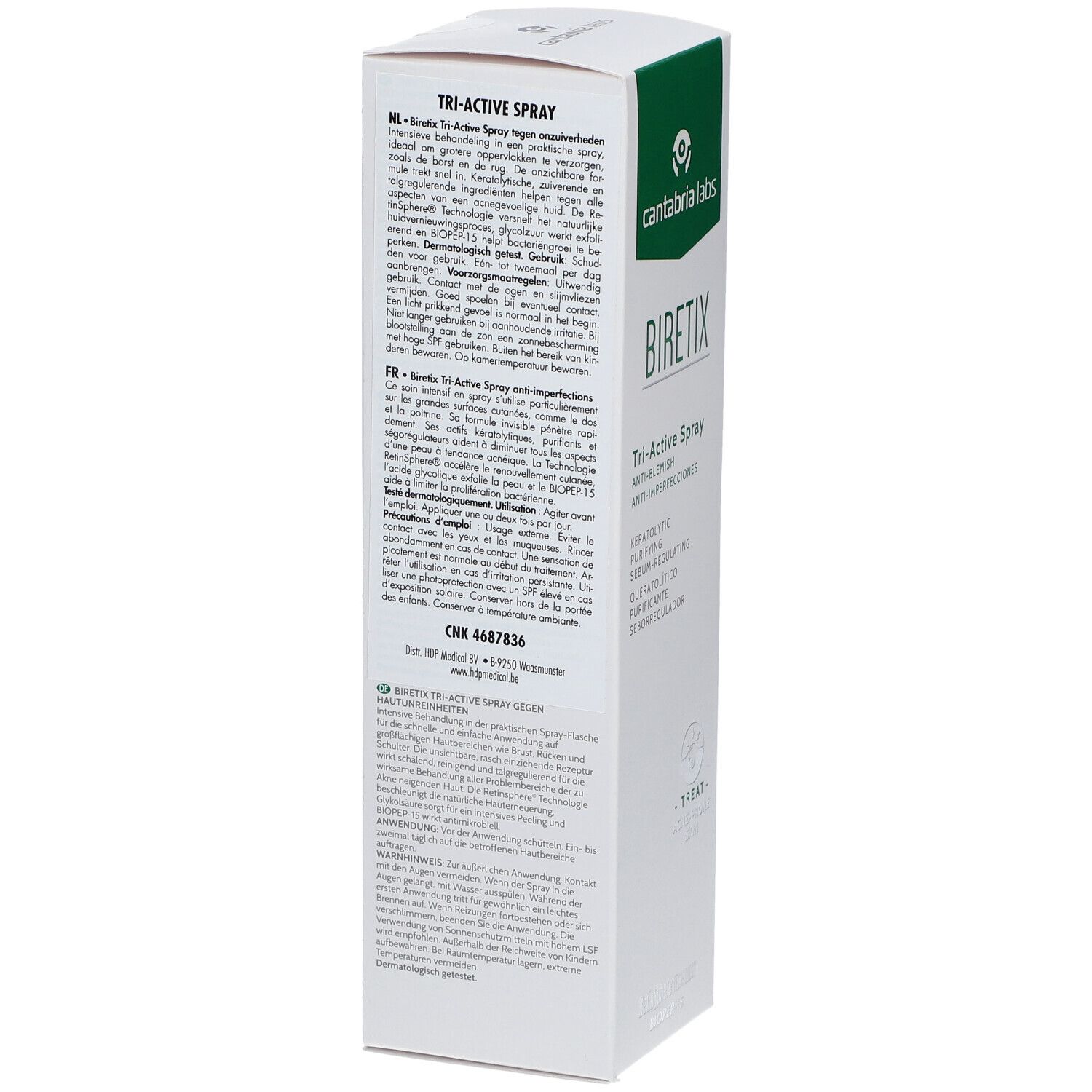 BIRETIX TRI-ACTIVE SPRAY anti-imperfections 100 ml