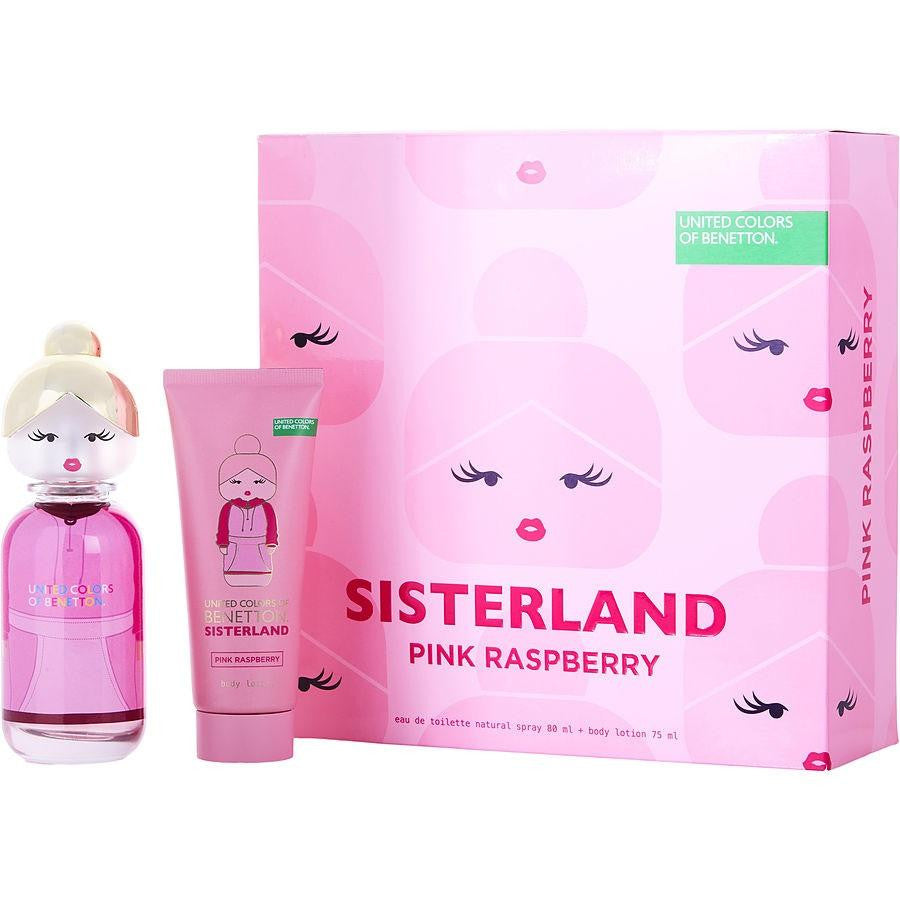 BENETTON SISTERLAND PINK RASPBERRY CASE 2 pcs