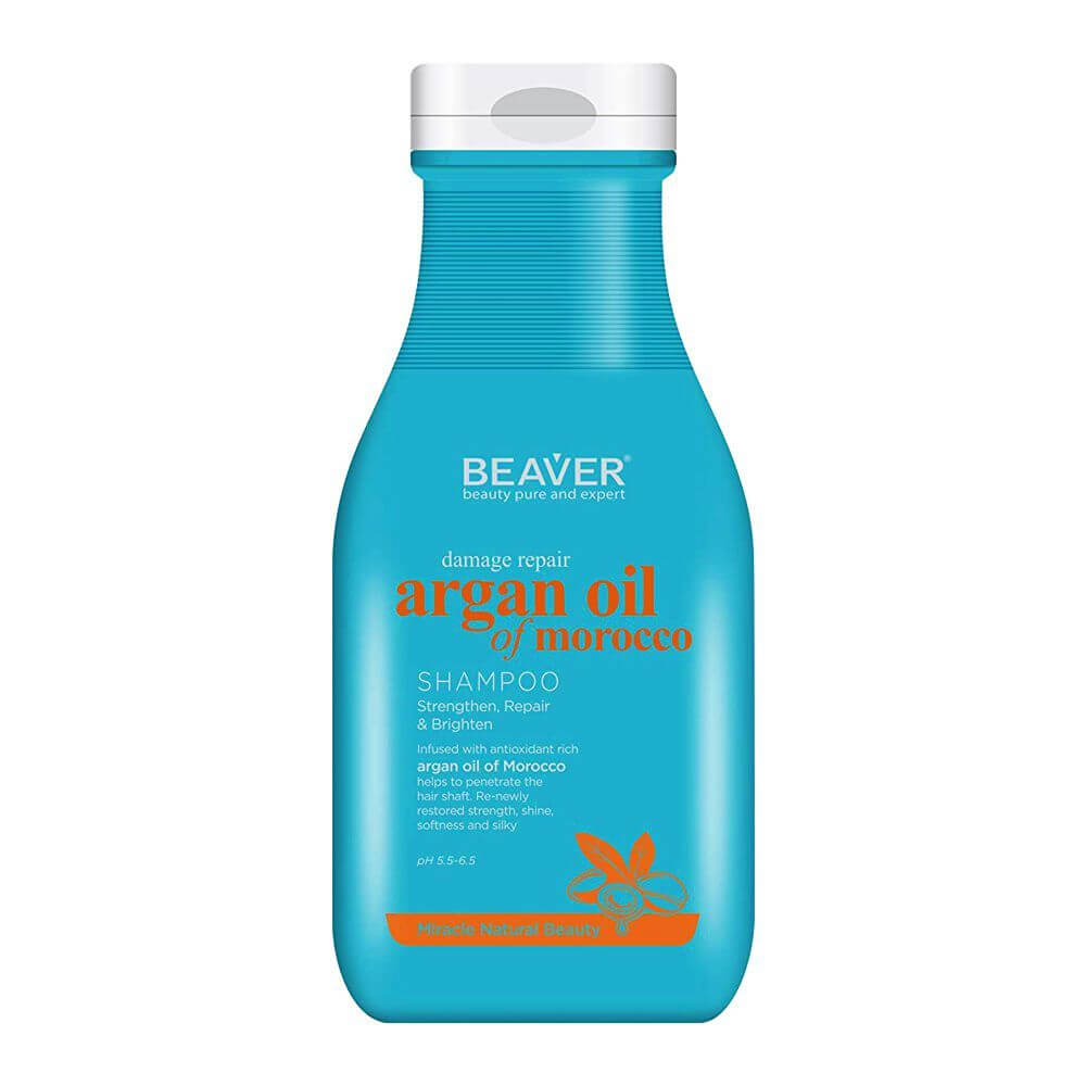 BEAVER  ARGAN OIL & KERATIN repairing shampoo 350 ml