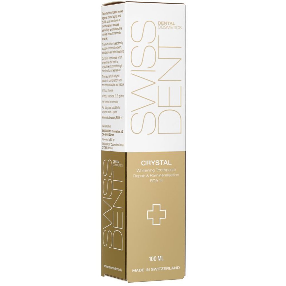 SWISSDENT CRYSTAL repair&whitening toothcream 100 ml