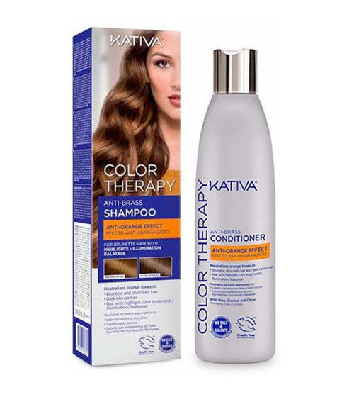 KATIVA COLOR THERAPY anti-orange effect shampoo 355 ml