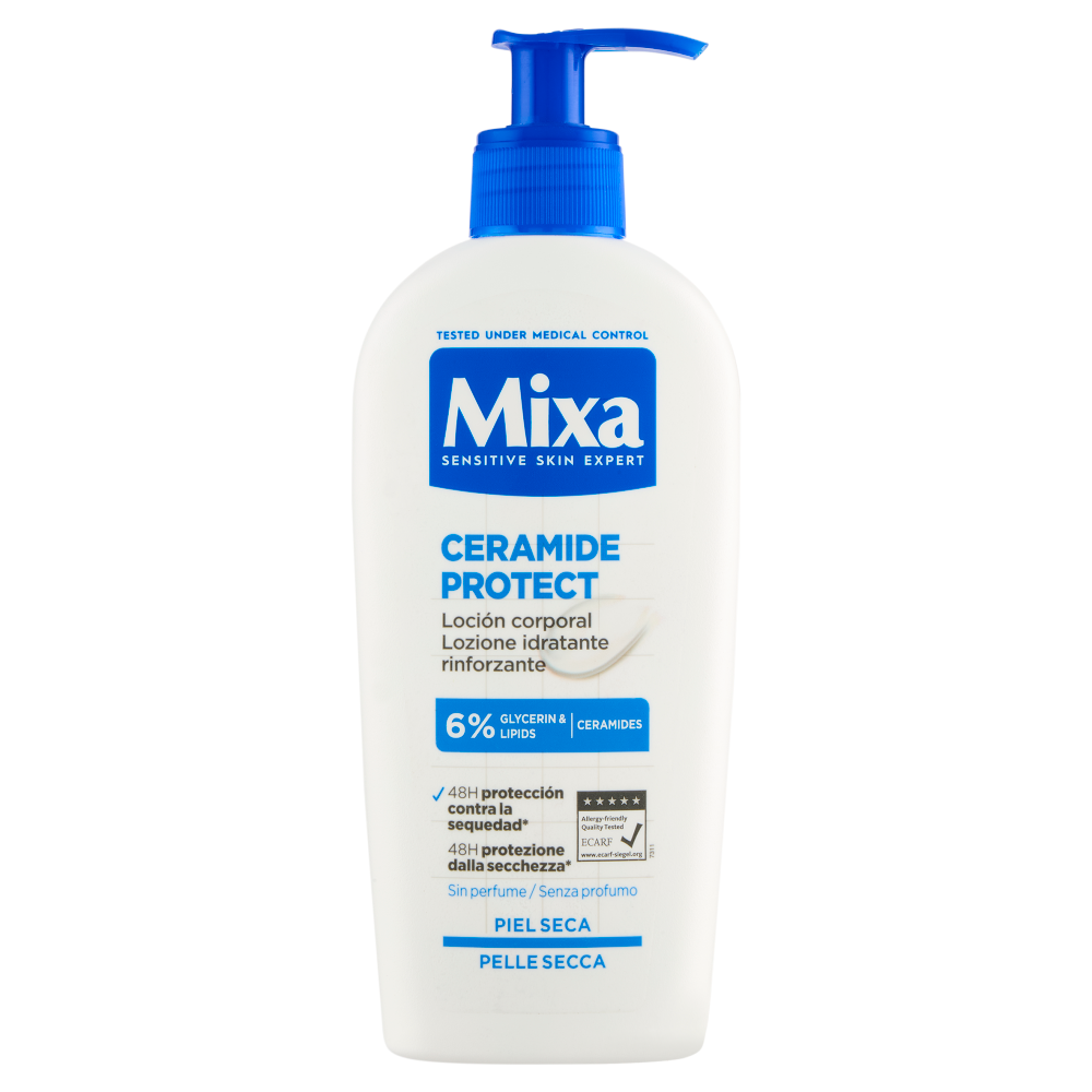 MIXA CERAMIDE PROTECT moisturizing body lotion for dry skin 250 ml