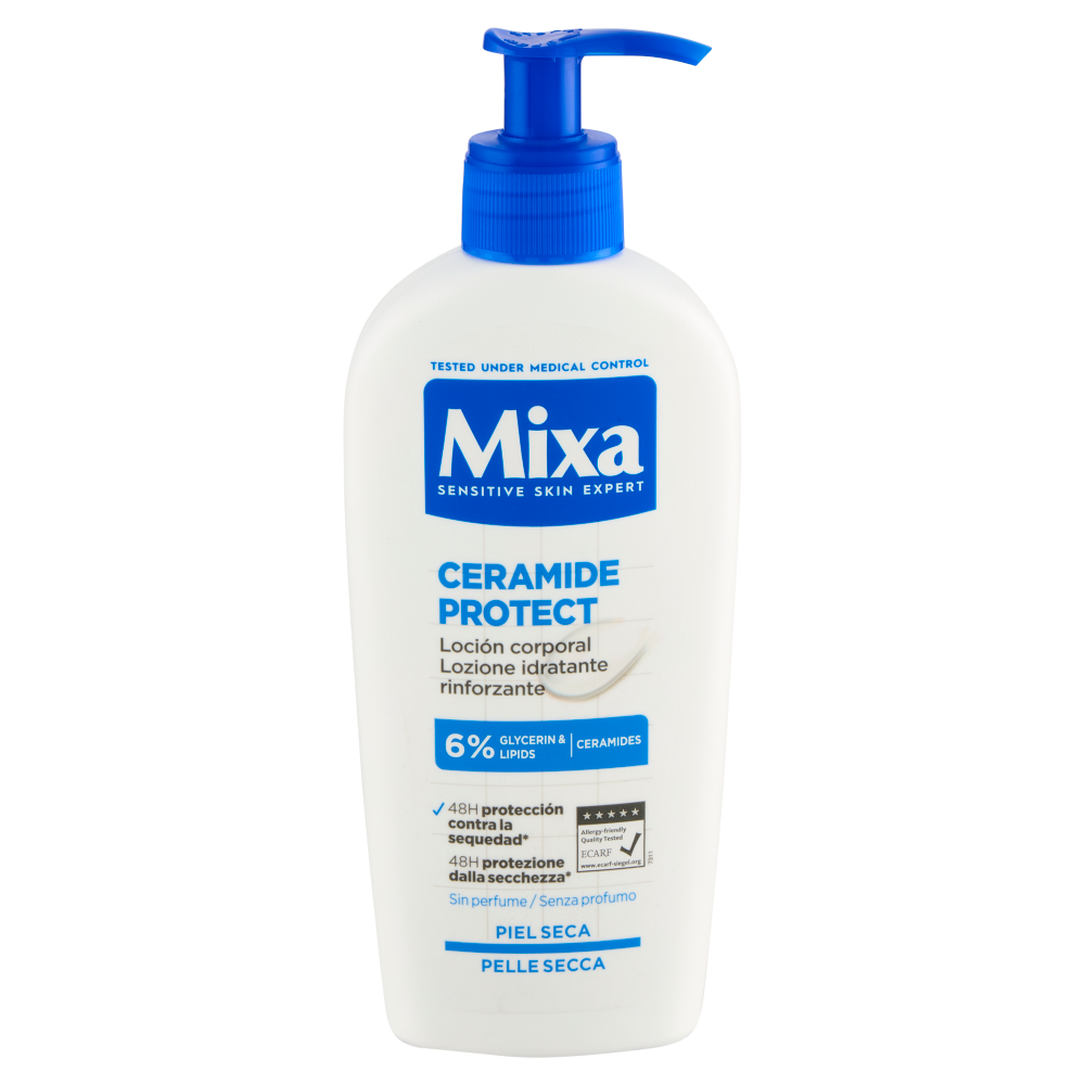 MIXA CERAMIDE PROTECT moisturizing body lotion for dry skin 250 ml