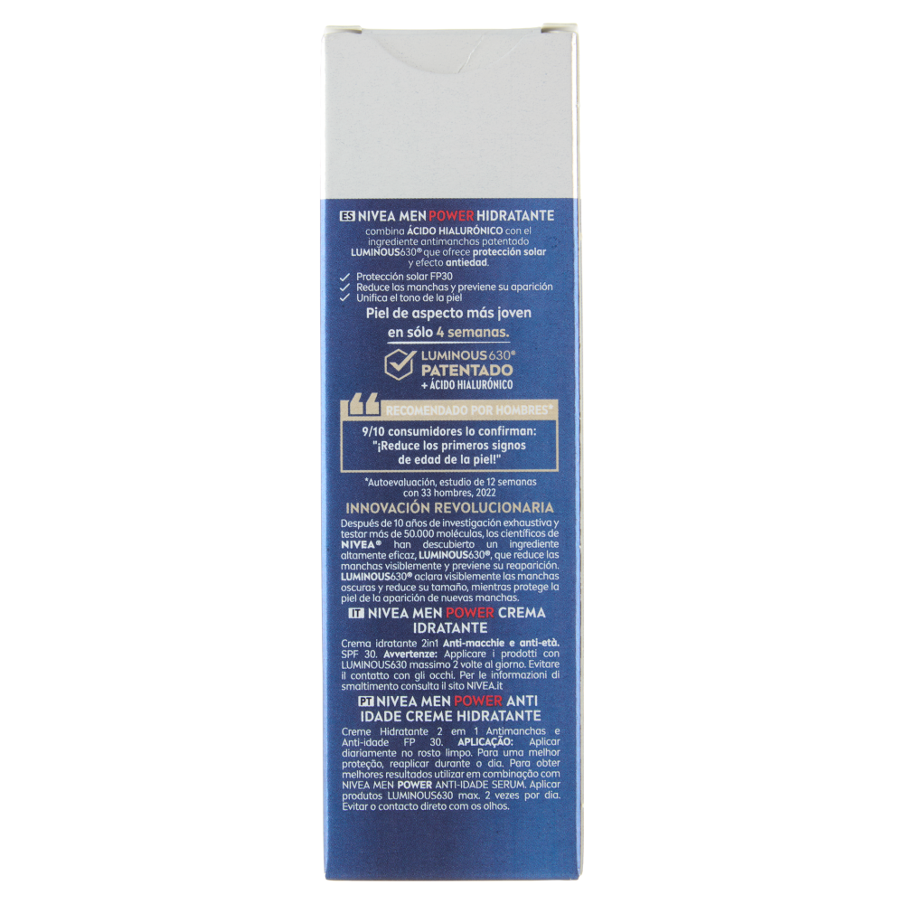 NIVEA MEN POWER anti-aging cream 2 in 1 SPF30 50 ml
