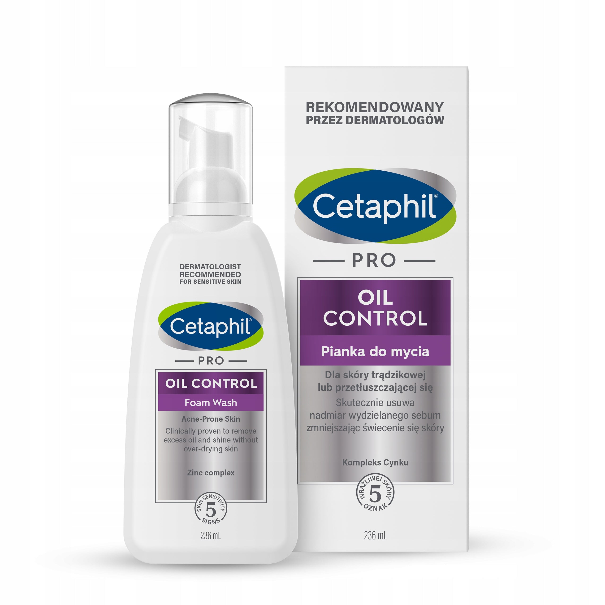 CETAPHIL PRO OIL CONTROL espuma limpiadora 236 ml
