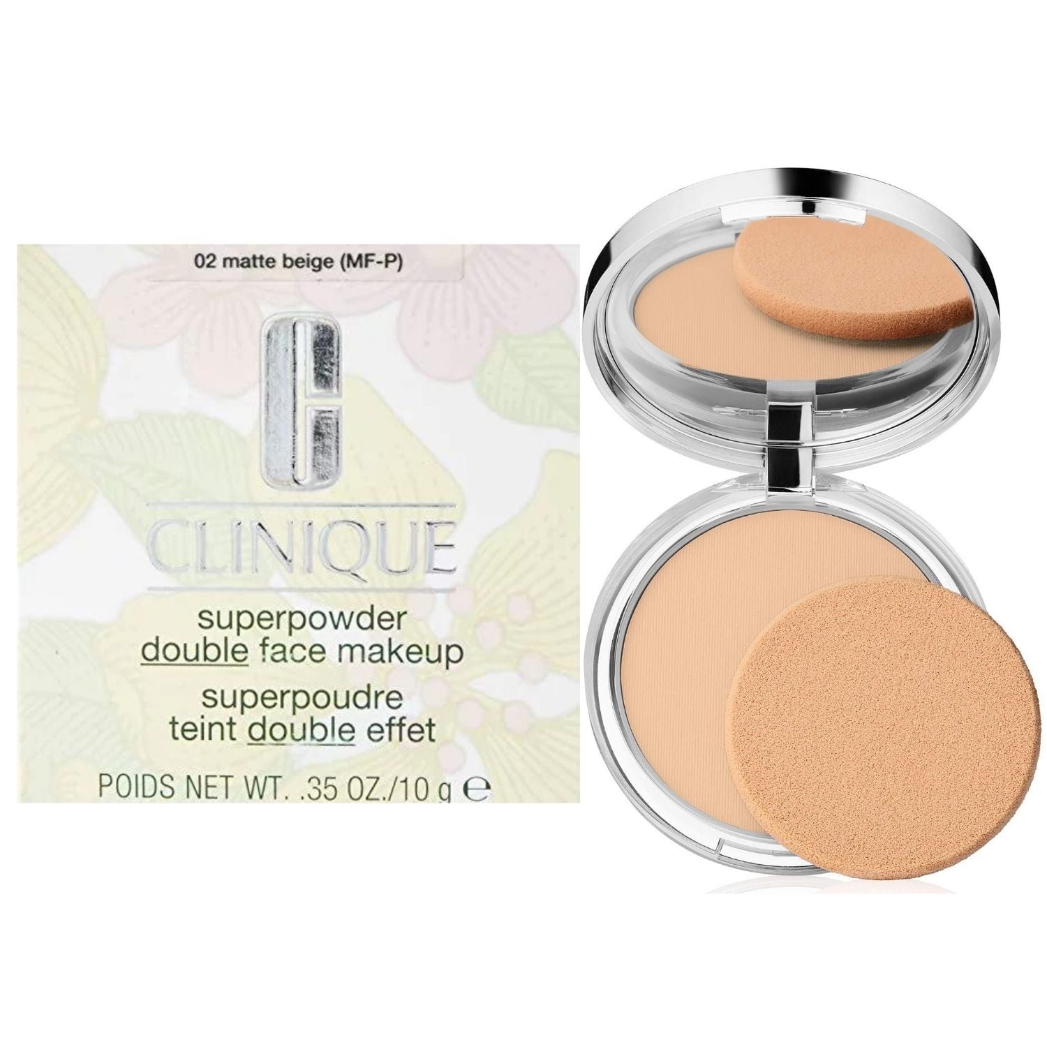 CLINIQUE SUPERPOWDER double face powder #02-matte beige