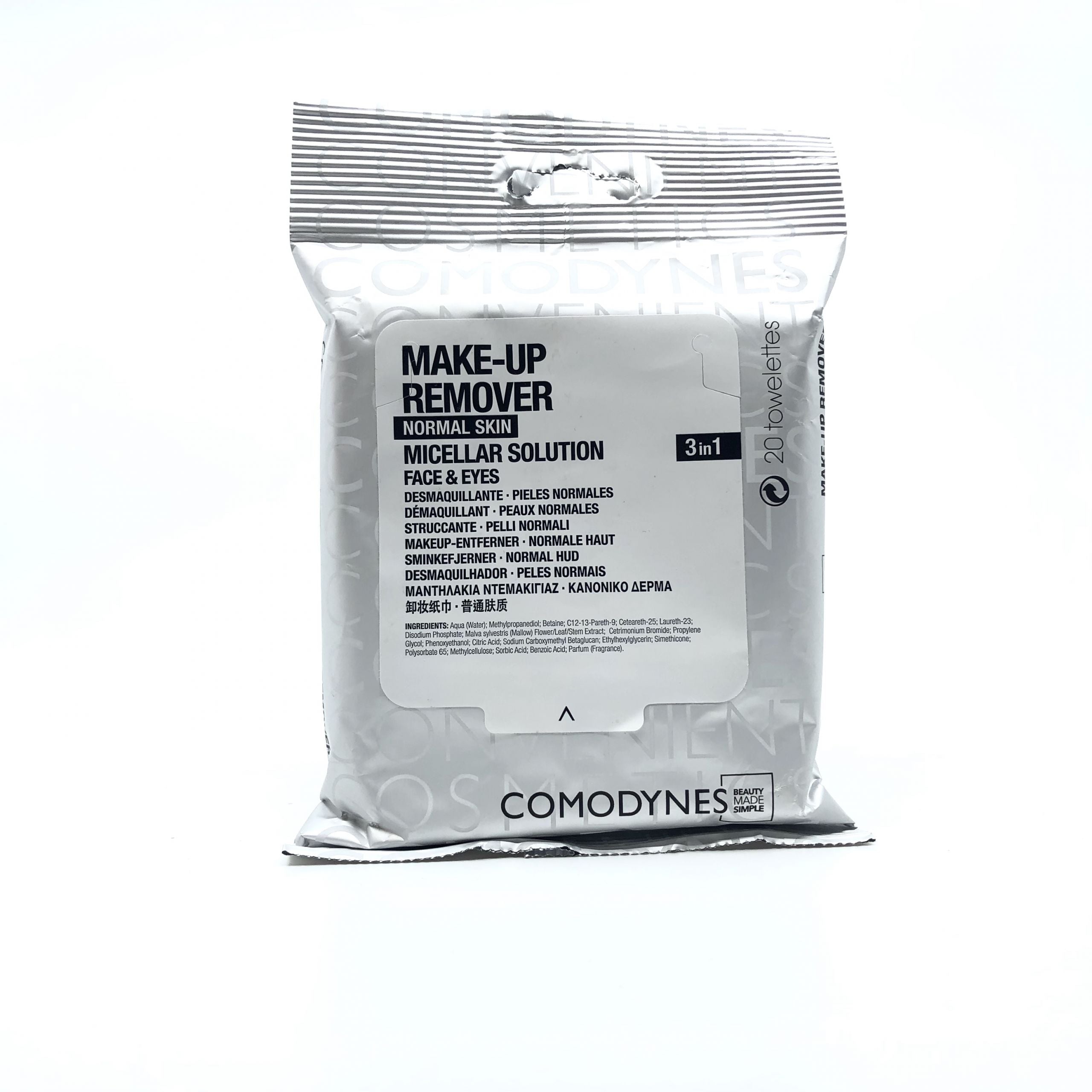 COMODYNES MAKE-UP REMOVER micellar solution normal skin 20 u