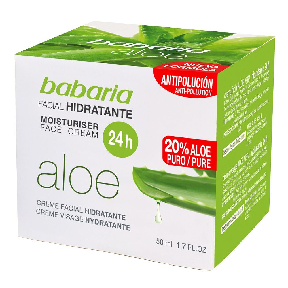 BABARIA ALOE VERA moisturizing cream 24 hours 50 ml