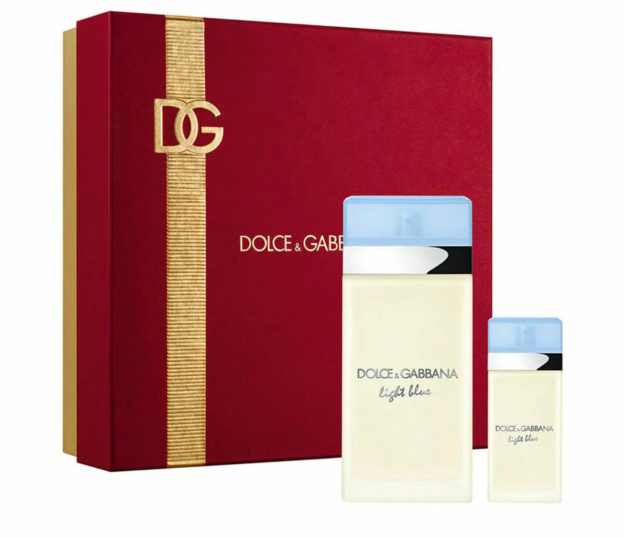 DOLCE & GABBANA LIGHT BLUE POUR FEMME CASE 2 pcs