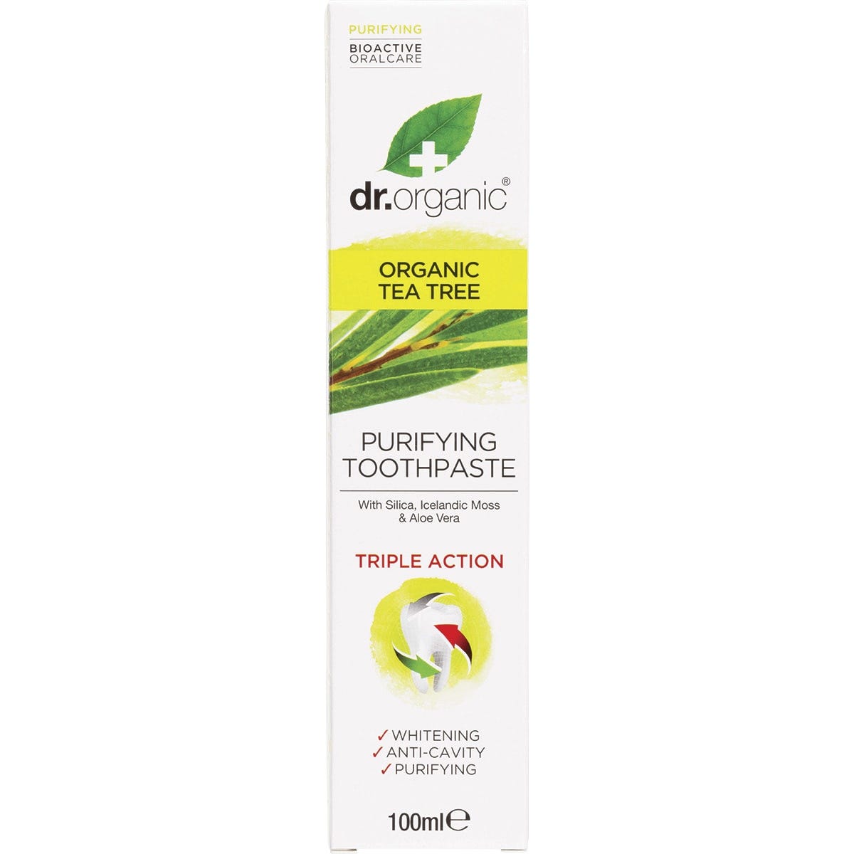 DR. ORGANIC BIOACTIVE ORGANIC tea tree toothpaste 100 ml