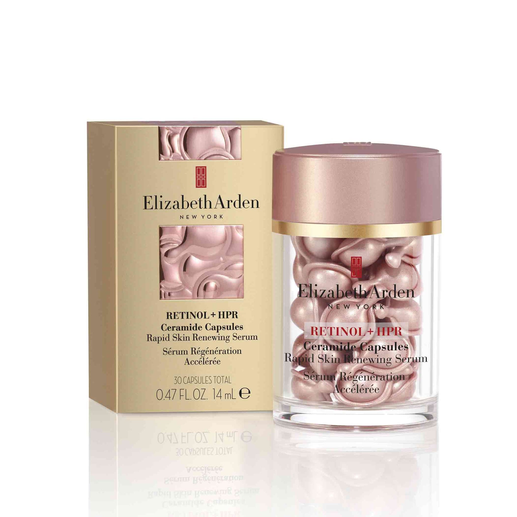 ELIZABETH ARDEN RETINOL + HPR wrinkle smoothing serum in capsules 90 units