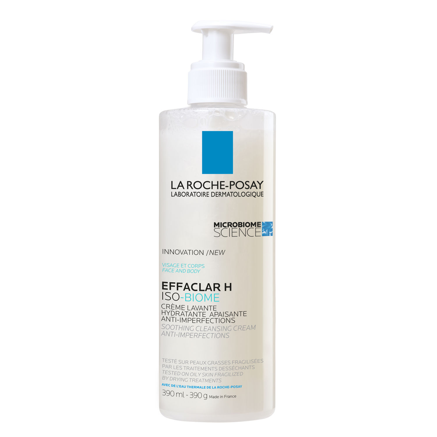 LA ROCHE POSAY EFFACLAR H ISO-BIOME cleansing cream 390 ml